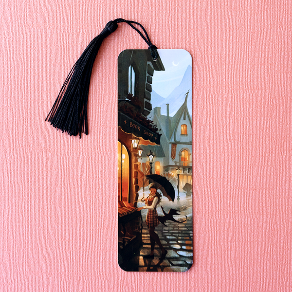 Rainy Street Bookmark