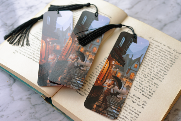 Rainy Street Bookmark